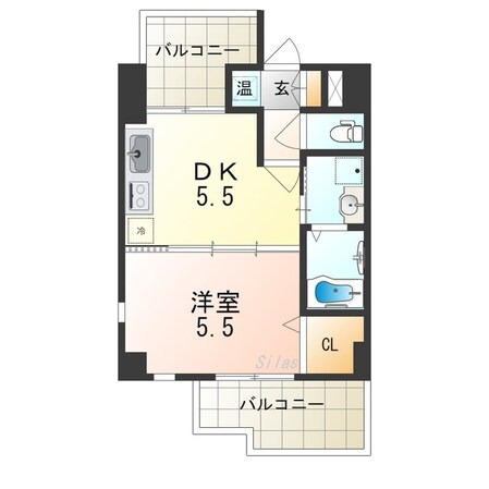 堺市駅 徒歩6分 1階の物件間取画像